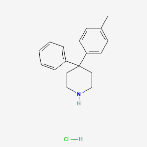 B1611922 4-(4-Methylphenyl)-4-phenylpiperidine hydrochloride CAS No. 851585-66-5
