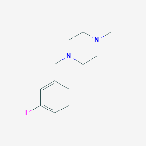 molecular formula C12H17IN2 B1611930 1-(3-Iodobenzyl)-4-methylpiperazine CAS No. 859850-89-8