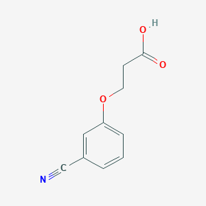 molecular formula C10H9NO3 B1611931 3-(3-Cyanophenoxy)propionic acid CAS No. 210962-57-5