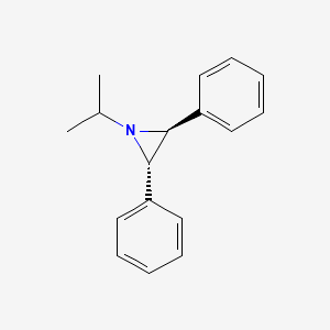 molecular formula C17H19N B1611940 trans-1-Isopropyl-2,3-diphenylaziridine CAS No. 307310-76-5