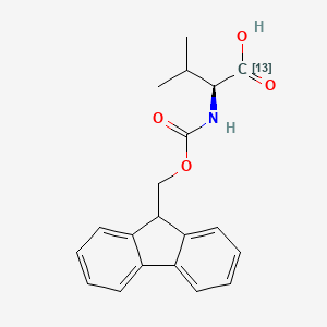 (2S)-2-(9H-Fluoren-9-ylmethoxycarbonylamino)-3-methyl(113C)butanoic acid