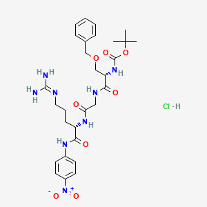 molecular formula C29H41ClN8O8 B1611948 Boc-Ser(Bzl)-Gly-Arg-NH-Np.HCl CAS No. 71730-93-3