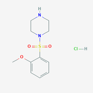 molecular formula C11H17ClN2O3S B1611952 4-(2-Methoxy-benzenesulfonyl)-piperazine hydrochloride CAS No. 864759-55-7