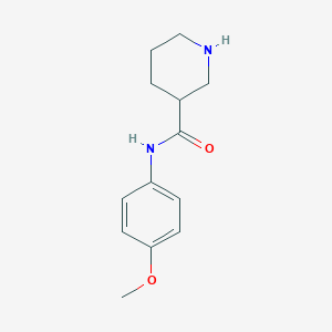 N-(4-methoxyphenyl)piperidine-3-carboxamide