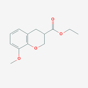 8-Methoxy-chroman-3-carboxylic acid ethyl ester