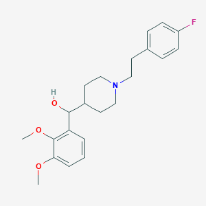 molecular formula C22H28FNO3 B161199 MDL 100151 CAS No. 139290-69-0