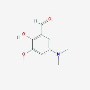 5-Dimethylamino-2-hydroxy-3-methoxybenzaldehyde