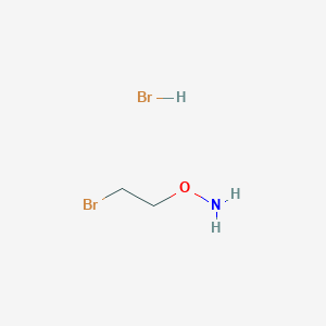 molecular formula C2H7Br2NO B1611995 羟胺，O-(2-溴乙基)-，氢溴酸盐 CAS No. 65920-18-5