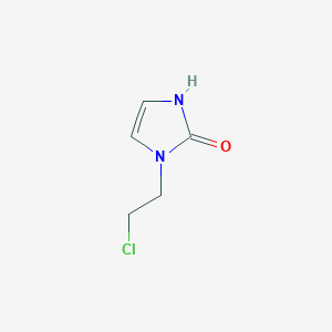 molecular formula C5H7ClN2O B1612006 1-(2-Chloroethyl)-1,3-dihydro-2H-imidazol-2-one CAS No. 938459-07-5