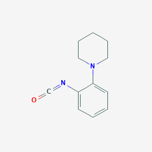 molecular formula C12H14N2O B1612012 1-(2-Isocyanatophenyl)piperidine CAS No. 892501-88-1