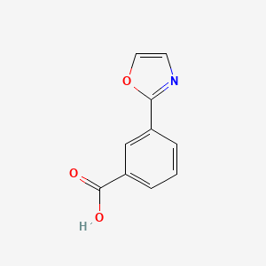 molecular formula C10H7NO3 B1612015 3-(Oxazol-2-yl)benzoic acid CAS No. 473538-18-0
