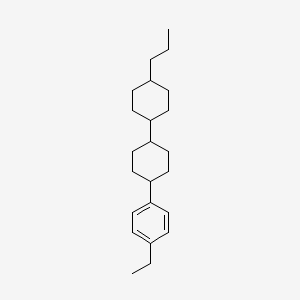 molecular formula C23H36 B1612016 trans,trans-4-(4-Ethylphenyl)-4-propyl-bicyclohexyl CAS No. 84656-76-8