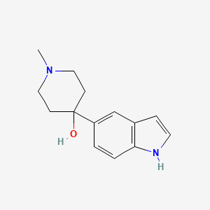 4-(1H-Indol-5-YL)-1-methyl-piperidin-4-OL