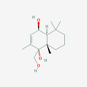 molecular formula C15H26O3 B161203 6-epi-Albrassitriol CAS No. 178456-58-1
