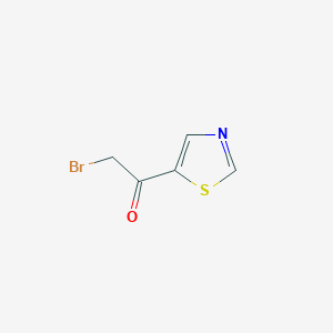 molecular formula C5H4BrNOS B1612032 2-Bromo-1-(thiazol-5-yl)ethanone CAS No. 201470-17-9