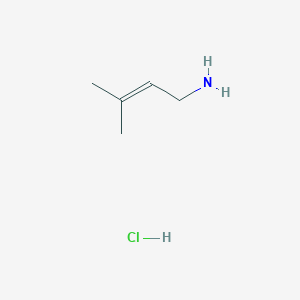 molecular formula C5H12ClN B1612037 3-Methylbut-2-en-1-amine hydrochloride CAS No. 26728-58-5