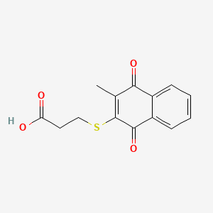 molecular formula C14H12O4S B1612038 Vitamin KS-II CAS No. 2487-39-0