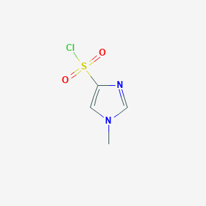 molecular formula C4H5ClN2O2S B161204 1-methyl-1H-imidazole-4-sulfonyl chloride CAS No. 137049-00-4