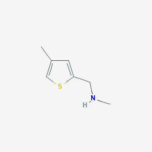 molecular formula C7H11NS B1612043 N-methyl(4-methylthien-2-yl)methylamine CAS No. 886851-27-0
