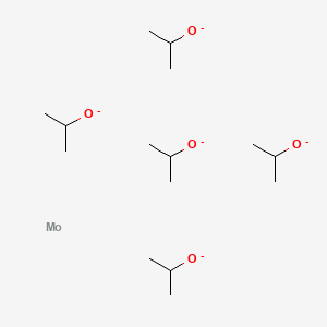molecular formula C15H40MoO5 B1612046 Molybdenum(v) isopropoxide CAS No. 209733-38-0