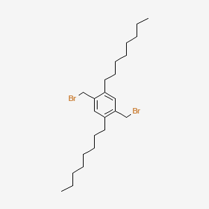 molecular formula C24H40Br2 B1612054 2,5-Bis(bromomethyl)-1,4-dioctylbenzene CAS No. 870704-21-5