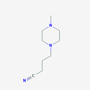 molecular formula C9H17N3 B1612055 4-(4-Methylpiperazin-1-yl)butanenitrile CAS No. 244291-81-4