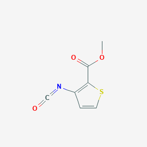 molecular formula C7H5NO3S B1612056 Methyl 3-isocyanatothiophene-2-carboxylate CAS No. 25712-16-7