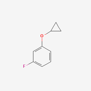 molecular formula C9H9FO B1612058 1-Cyclopropoxy-3-fluorobenzene CAS No. 309977-71-7