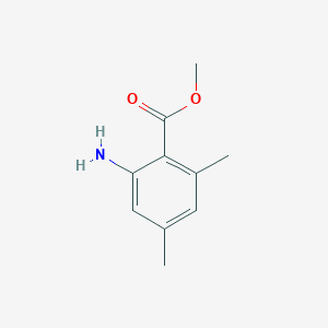molecular formula C10H13NO2 B1612059 Methyl 2-amino-4,6-dimethylbenzoate CAS No. 35490-78-9