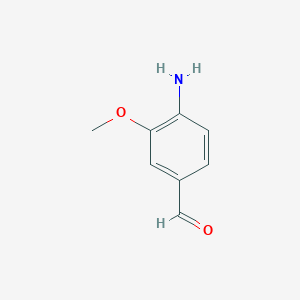 molecular formula C8H9NO2 B1612064 4-氨基-3-甲氧基苯甲醛 CAS No. 90151-40-9