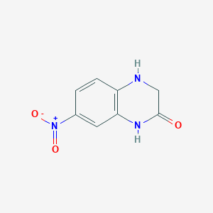 molecular formula C8H7N3O3 B1612070 7-硝基-3,4-二氢-1H-喹喔啉-2-酮 CAS No. 5310-52-1