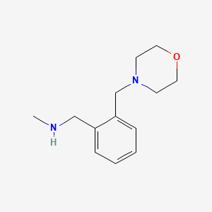 N-methyl-N-[2-(morpholin-4-ylmethyl)benzyl]amine