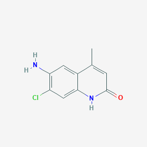 6-Amino-7-chloro-4-methylquinolin-2(1H)-one