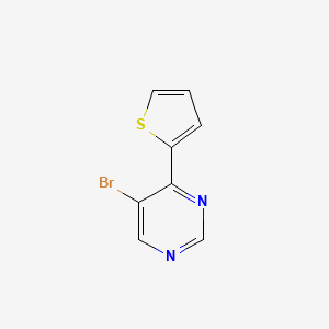 5-Bromo-4-(thiophen-2-yl)pyrimidine
