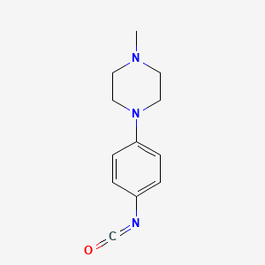 molecular formula C12H15N3O B1612102 1-(4-Isocyanatophenyl)-4-methylpiperazine CAS No. 879896-39-6