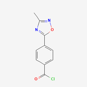 4-(3-Methyl-1,2,4-oxadiazol-5-yl)benzoyl chloride