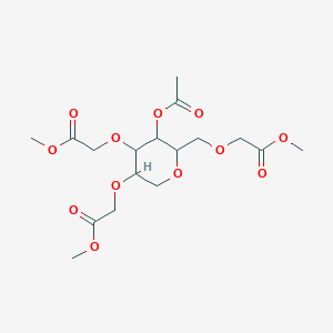 4-O-Acetyl-1,5-anhydro-2,3,6-tri-O-(methoxycarbonylmethyl)glucitol