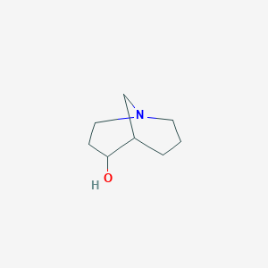 molecular formula C8H15NO B1612115 1-Azabicyclo[3.3.1]nonan-4-ol CAS No. 855829-28-6