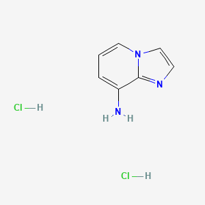 molecular formula C7H9Cl2N3 B1612120 Imidazo[1,2-a]pyridin-8-amine dihydrochloride CAS No. 235106-56-6