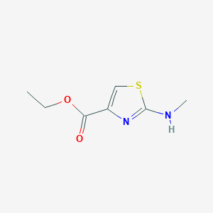 molecular formula C7H10N2O2S B1612121 Ethyl 2-(methylamino)-1,3-thiazole-4-carboxylate CAS No. 57250-86-9
