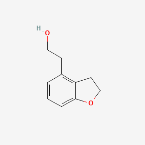molecular formula C10H12O2 B1612122 2-(2,3-Dihydro-1-benzofuran-4-yl)ethan-1-ol CAS No. 199391-76-9