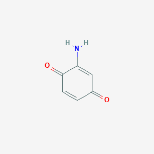 molecular formula C6H5NO2 B1612124 2-Aminocyclohexa-2,5-diene-1,4-dione CAS No. 2783-57-5