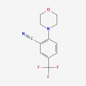 2-Morpholino-5-(trifluoromethyl)benzonitrile