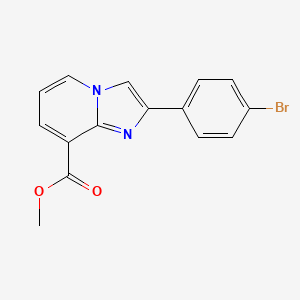 Methyl 2-(4-bromophenyl)imidazo[1,2-a]pyridine-8-carboxylate
