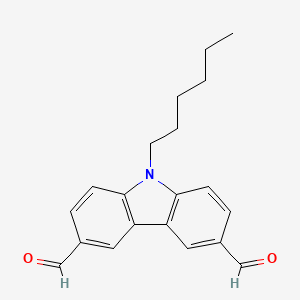 9-Hexyl-9H-carbazole-3,6-dicarbaldehyde