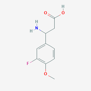 3-Amino-3-(3-fluoro-4-methoxyphenyl)propanoic acid