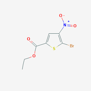 molecular formula C7H6BrNO4S B1612147 Ethyl 5-bromo-4-nitrothiophene-2-carboxylate CAS No. 2160-52-3
