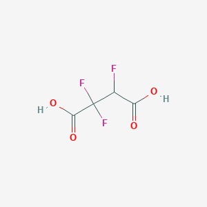 molecular formula C4H3F3O4 B1612148 2,2,3-Trifluoro-succinic acid CAS No. 664-66-4