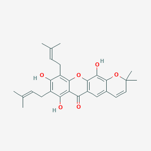 molecular formula C28H30O6 B161215 Latisxanthone C 