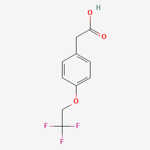 [4-(2,2,2-Trifluoroethoxy)phenyl]acetic acid